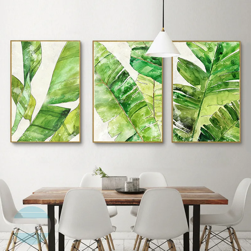 

Home Decor Unframed Tropical Plant Nordic Pictures Wall Art Poster Print on Canvas Painting for Living Room Poster and prints