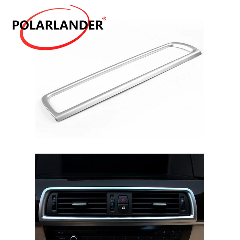 ABS Chrome Interior Air Conditioning Vent Frame Decoration Cover Trim for BMW 5 series 2011 2012 2013 2014 Left Hand Drive | Автомобили и