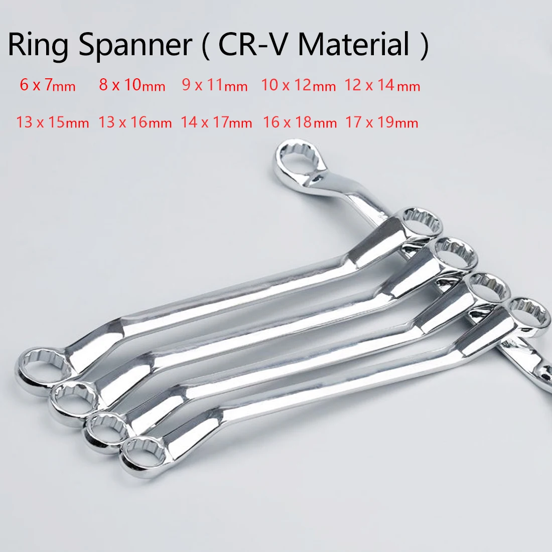 

6-19mm Ratchet Wrench Keys Spanner Combination Wrench Tool Double Head Torque Ratchet Multi-purpose