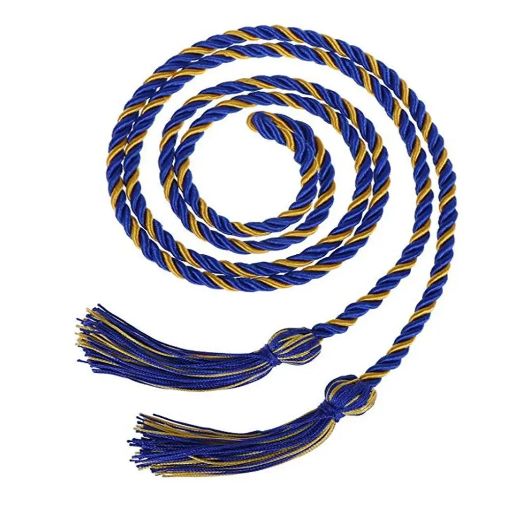 Двухцветная выпускная одежда для мальчишников с кисточками Honor Rope выпускного