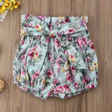 Новинка года; брендовые летние шорты для новорожденных девочек; 5 цветов; Лидер продаж; свободные модные шорты с высокой талией