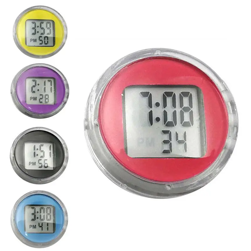 

Auto Electronic Clock Second Watch Mini Decorative Clock Car Accessory Home Clock Outdoor Temperature Meter Gadget Tools