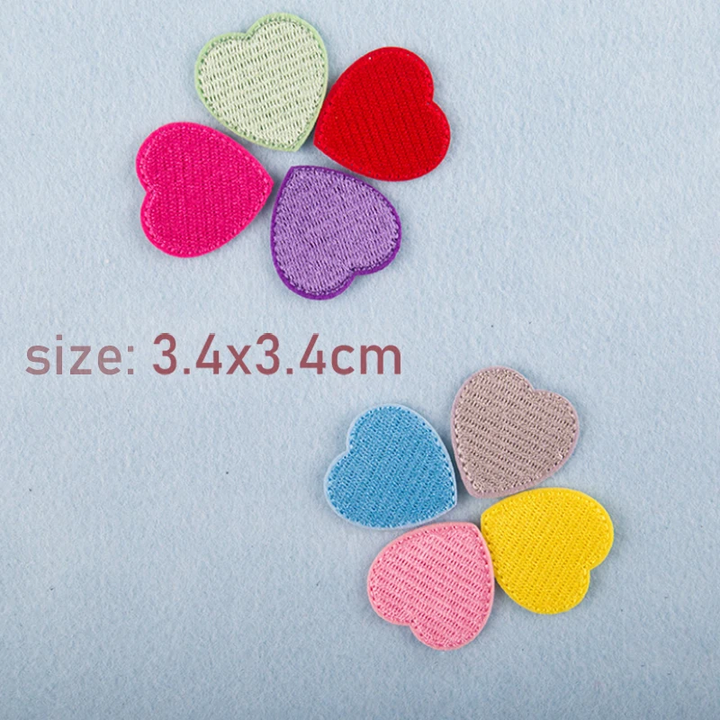

Heart shape love shape DIY Decorative patch with Gum iron-on