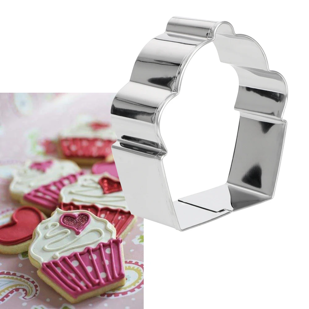 1/2/3PCS Cookie Cutter Biscuit Cake Mould Decorating Brand Cutters Cupcake Shape Stainless Steel Fondant Chocolate Baking Mold