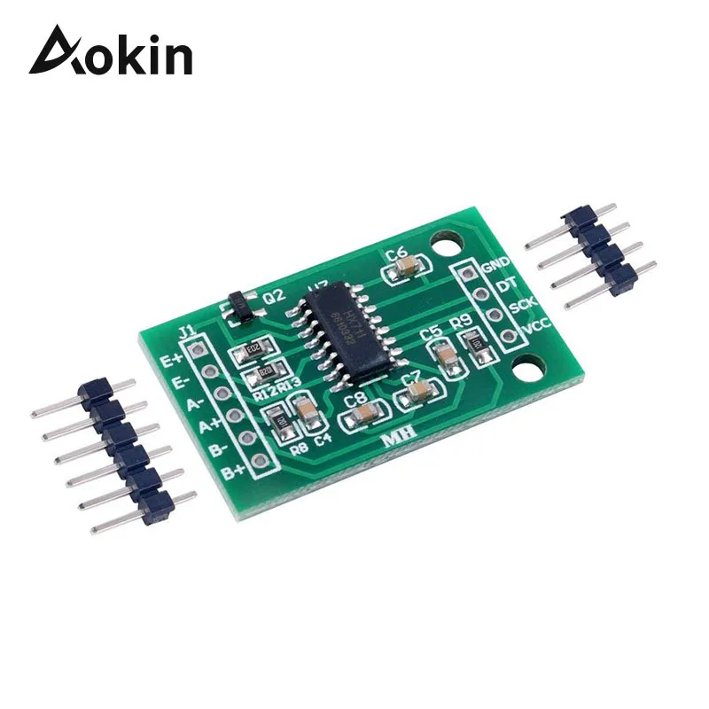 Aokin HX711 Breakout Вес датчики взвешивания 24-бит AD Модуль аналого-цифровой преобразователь для Arduino DIY электронные весы