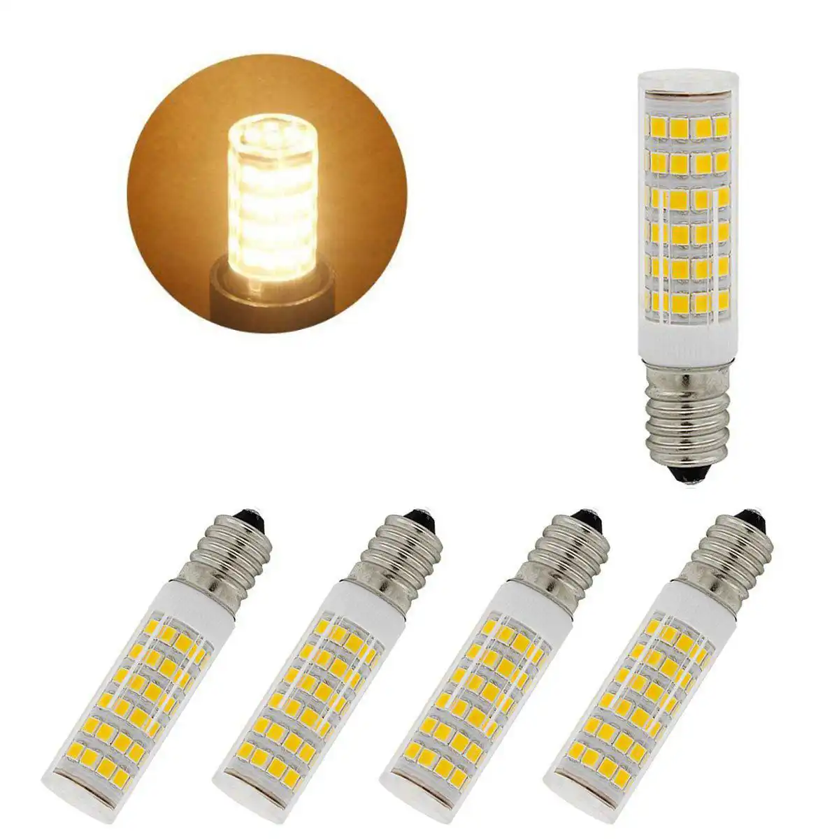 E14 Light Bulb 5w 110v 120v 510lm Led E14 Candelabra Screw Base
