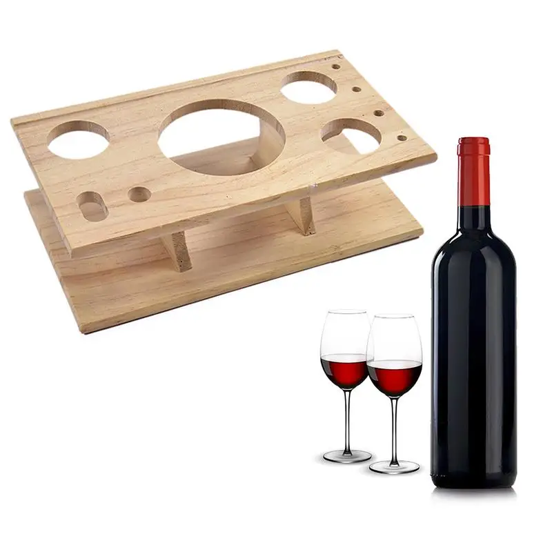 

Chinese Style Wooden Wine Rack Cocktail Wine Shaker Storage Cabinet Creative Bar Accessories