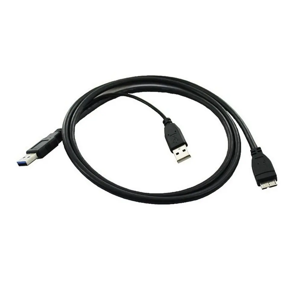 

2FT Black USB 3.0 Data Y Cable Cord Converter Adapter for Mobile External Hard Drive Disk Computer Connection Cable