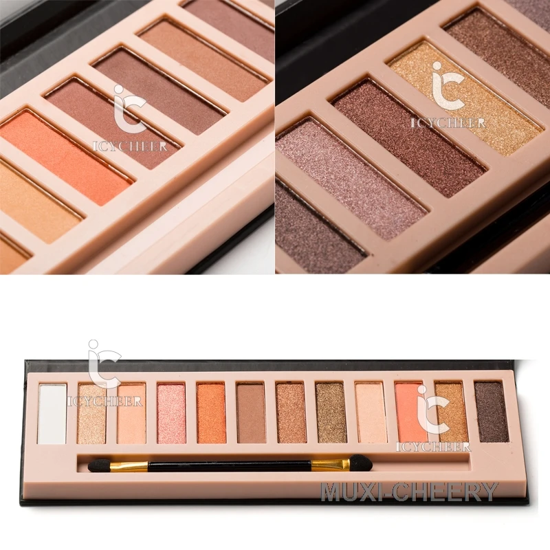 ICYCHEER Makeup12Colors Naked Cosmetic beauty тени для век Shimmer МАТОВЫЕ Палитра |