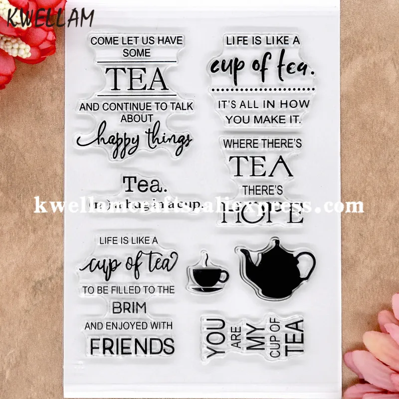 TEA FRIENDS happy thins HOPE альбом для скрапбукинга сделай сам фотокарты из резины чистый