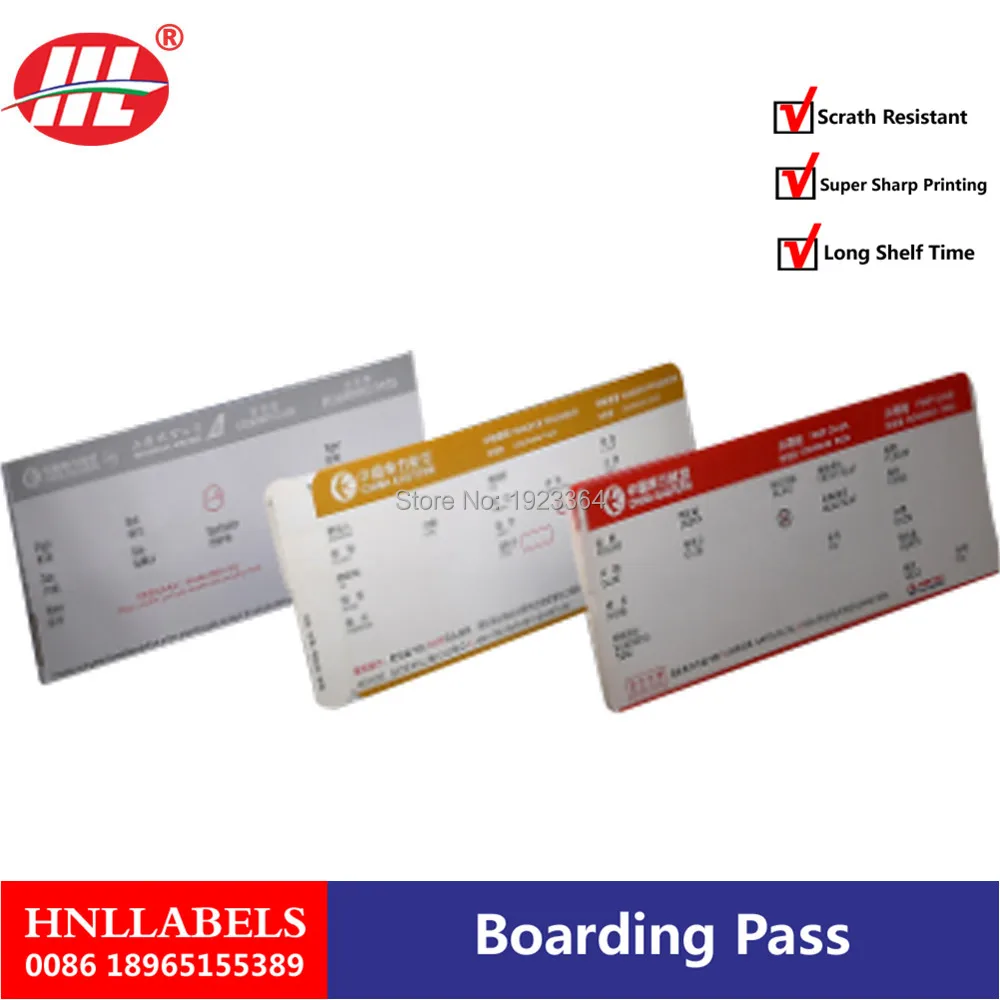 

Customized paper printing movie admission entrance ticket/boarding pass airline tickets