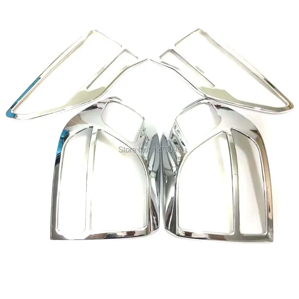

For Hyundai IX35 2018 ABS Chrome Rear Head Light Lamp Cover Tail Light Frame Trim Protector Exterior Car Styling Accessory