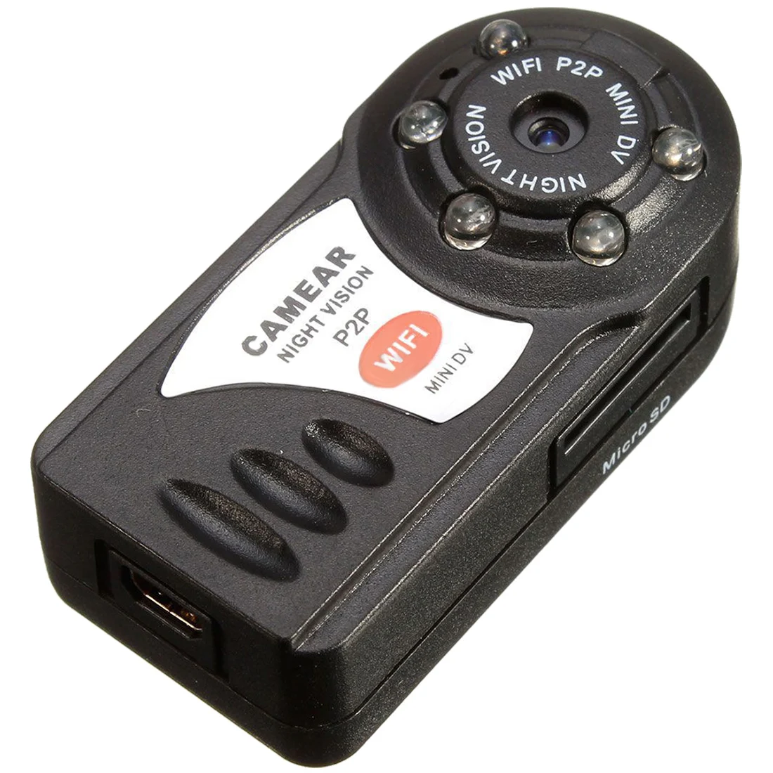 

Mini Wireless WIFI/IP Remote Surveillance DV Security Cam Micro Camera For IOS