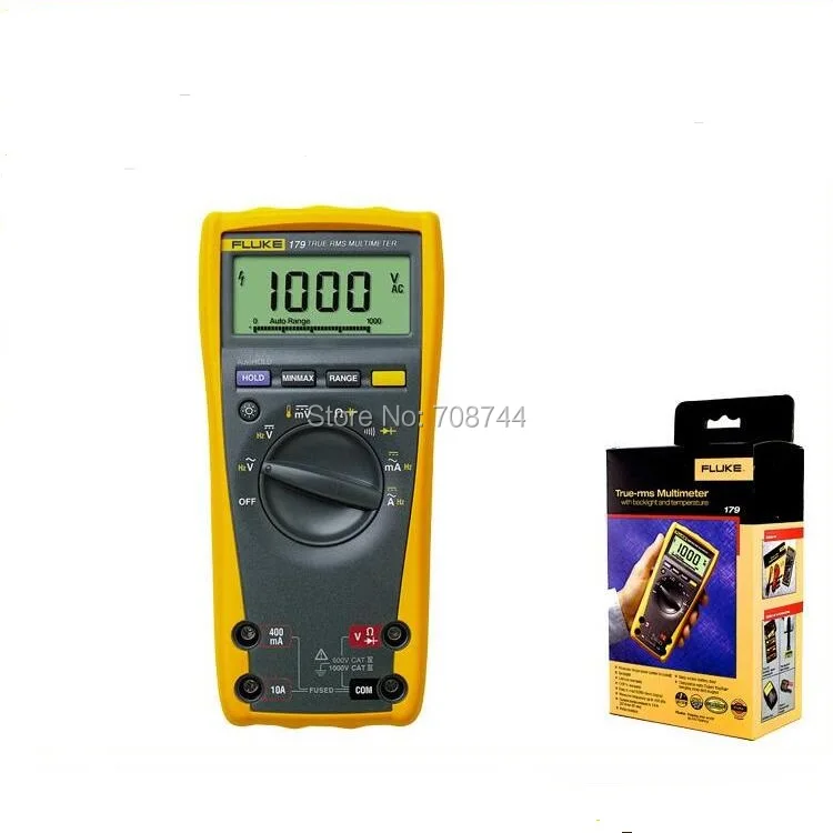 Цифровой мультиметр Fluke 179C истинное напряжение и ток в пределах 0.9% точность FLUKE
