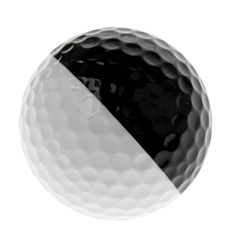 

Professional Golf Ball 42.6mm Soft Rubber Balls - Black & White