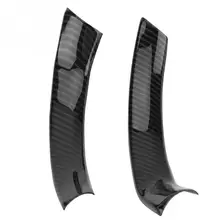 Углеродное волокно стиль украшения автомобиля Руль стикер рамки Обложка для Alfa Romeo Stelvio Giulia аксессуары