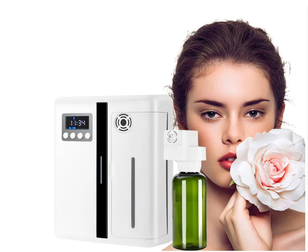 

2019 Digital Fragrant Machine LCD Aroma Diffuser for 300m2 Essential Oil Diffusion System Aroma Scent Home Air Lonizer