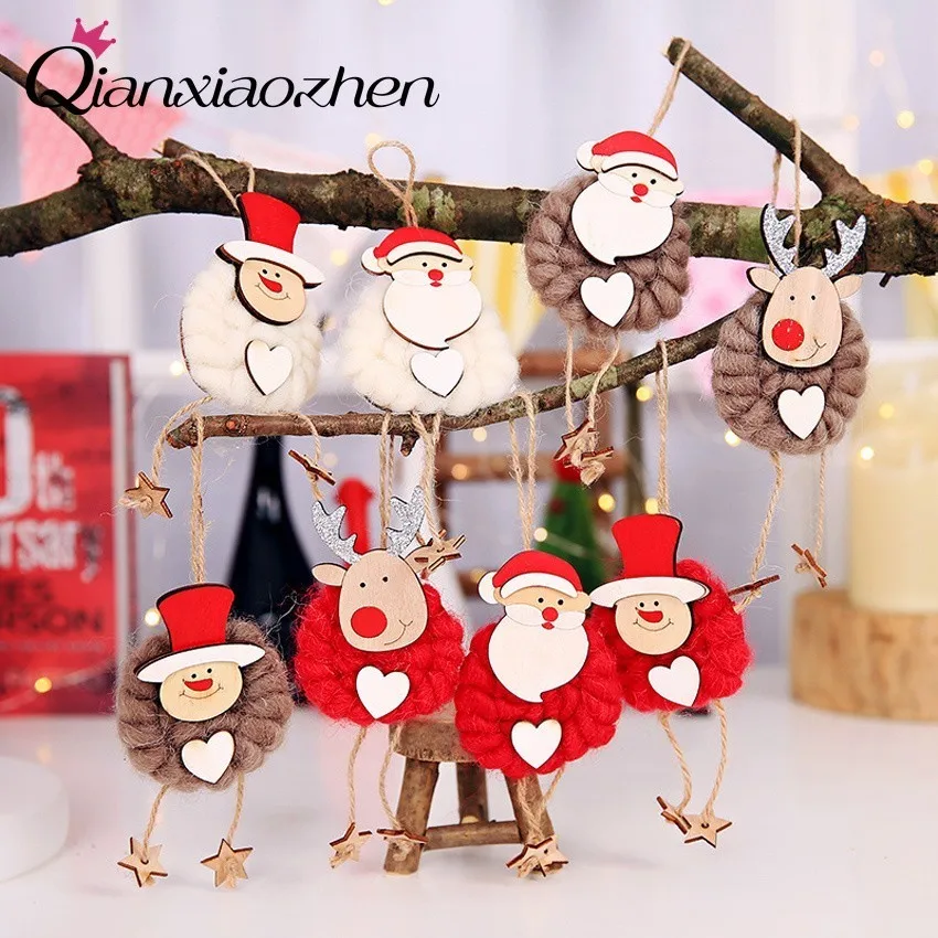 

Qianxiaozhen 1pcs Christmas Decor Ornaments Decorations Christmas Tree Decorations Home