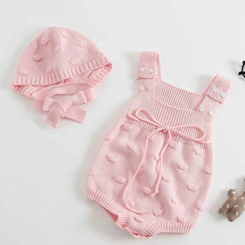 

2019 New Spring Autumn Baby Romper Boys Girls Baby Knitted Handmade Sweater Baby Clothes Infant Knitted Jumpsuit