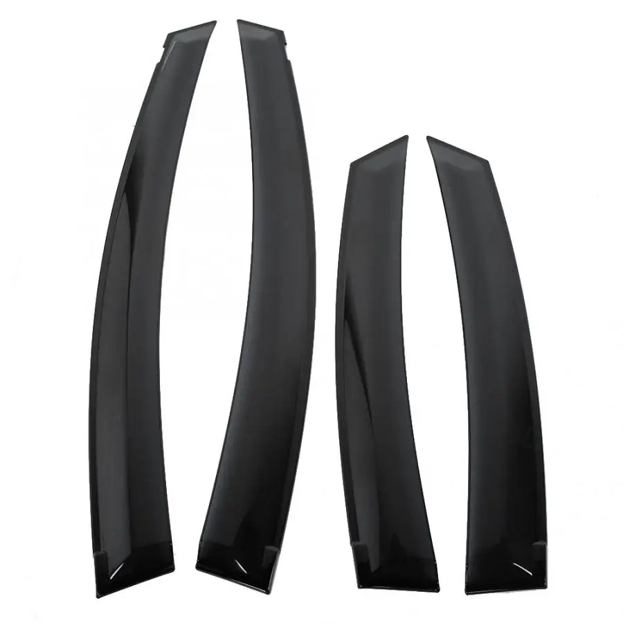 

4pcs Smoke Window Visor Vent Sun Shade Rain Guard Deflector for Toyota PRIUS 2012-2015