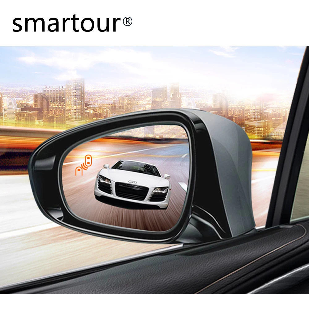 Smartour BSM BSD microwave radar reverse parking sensor blind spot blind zone monitoring and line assist for Toyota Camry Reiz