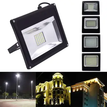 

LED Waterproof Flood Light with Bracket for Yard Garden Square Farm White Light