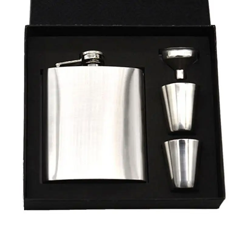 Buy 7oz Stainless Steel Hip Flask Set Best Man Gift