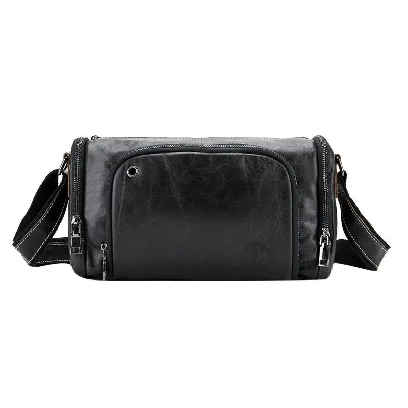 

BULLCAPTAIN Famous Designer Party Purse 2019 New Weekend Duffle Bags Men Sports Large Capacity Shoulder Genuine Leather Crossbo
