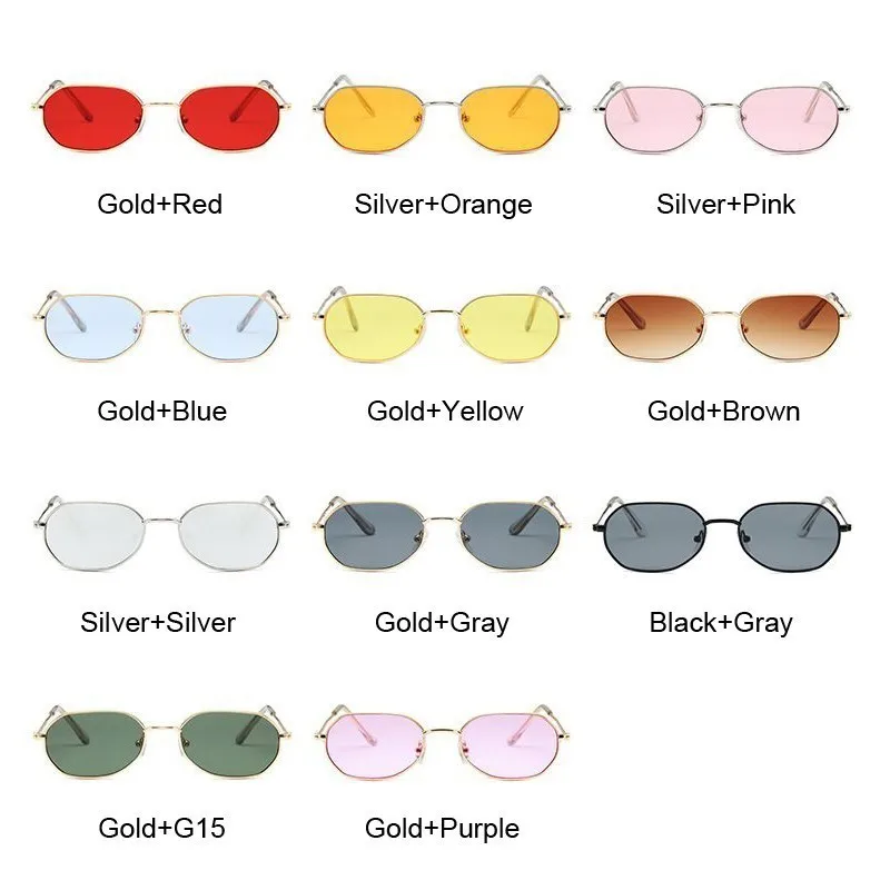 Маленькие овальные зеркальные солнцезащитные очки для женщин, красные роскошные женские брендовые дизайнерские очки, женские солнцезащитные очки из сплава UV400