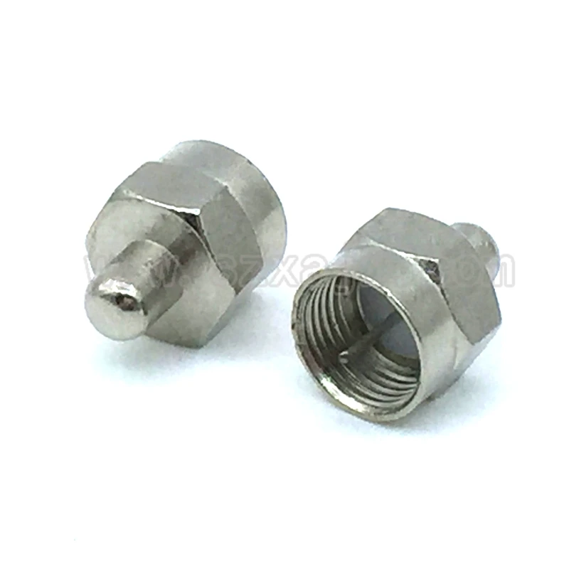 

JX connector 2pcs RF coaxial coax adapter F Male RF Coaxial Termination Matched Dummy Load 75 Ohm free shipping