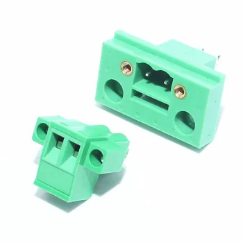 

5Set 5.08MM Pitch PCB Pluggable Terminal Blocks Connector 2/3/4/5/6/7/8/9/10/11/12P Straight Pin KF2EDGK-5.08 RoHS with Ears