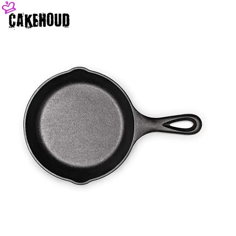 CAKEHOUD 10,25 дюймов чугунная сковорода для пре-ароматизатор духового шкафа печи Heavy Duty с антипригарным покрытием печь сковородка для жарки Кухня кухонная посуда