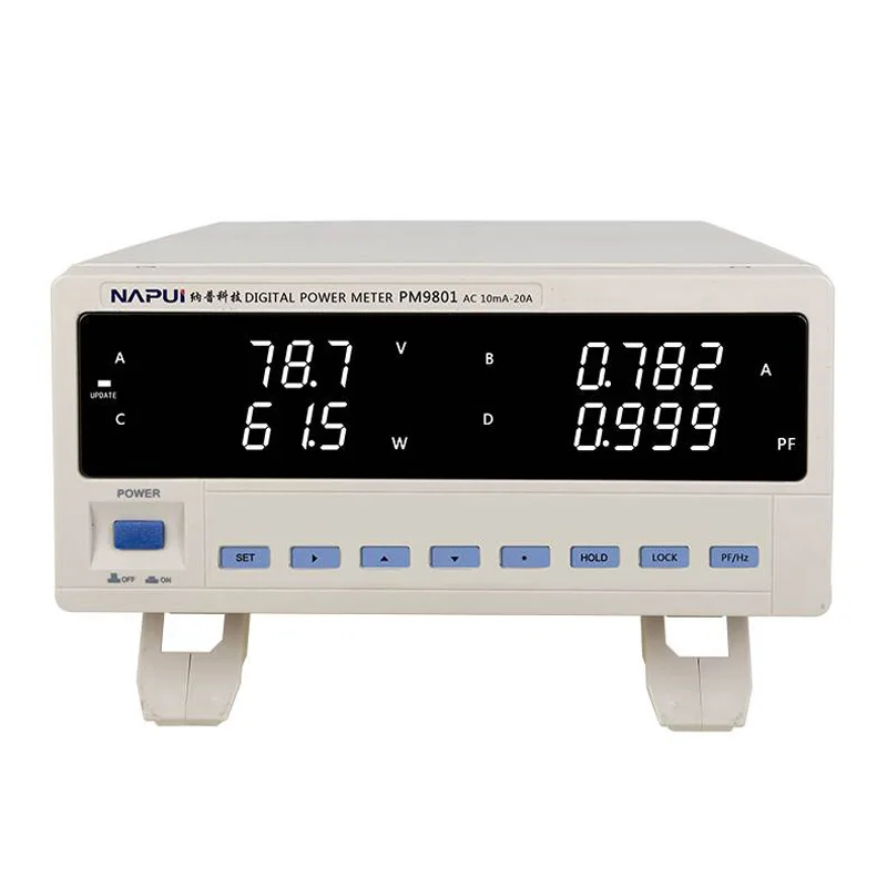 PM9801 Alarm Function Digital Electric Electrical Parameter Tester Led Display Single Phase Multi-function Power Meter