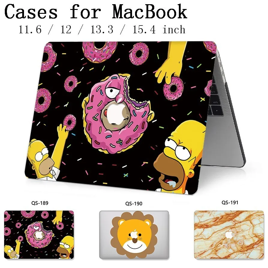 

For Notebook Laptop Case Sleeve For MacBook 13.3 15.4 Inch For MacBook Air Pro Retina 11 12 With Screen Protector Keyboard Cove