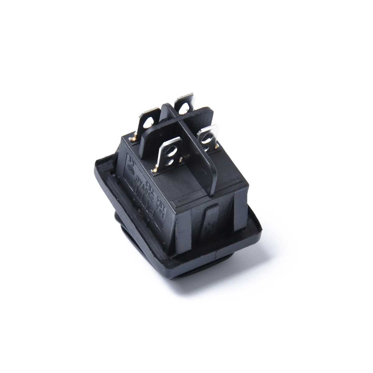 12V 4 контакта автомобильный кулисный переключатель черный чехол 22x30 мм