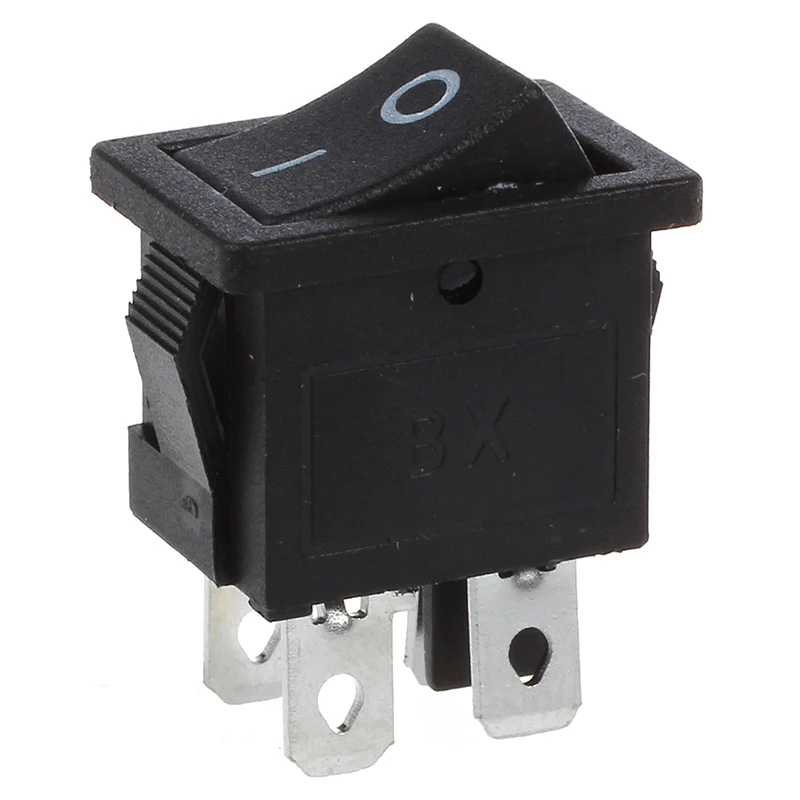 10 шт x 4 Pin ВКЛ ВЫКЛ 2 положения DPST лодки Кулисные Переключатели 10A/125V 6A/250V