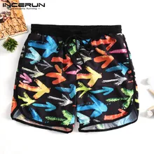 Тропические мужские шорты брендовые шикарные мужские шорты-бермуды быстросохнущие пляжные шорты с цветочным принтом и эластичной резинкой на талии Masculina Big