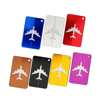 

Metal Travel Bag Tags Luggage Tag Boarding Creative Card Aircraft Luggage Tags Suitcase ID Address Name Tag