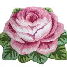 1 шт. розовый коврик, напольный ковер коврик ручной работы Противоскользящий современный ковер 60*80 см кухонные коврики цветочный ковер украшение дома