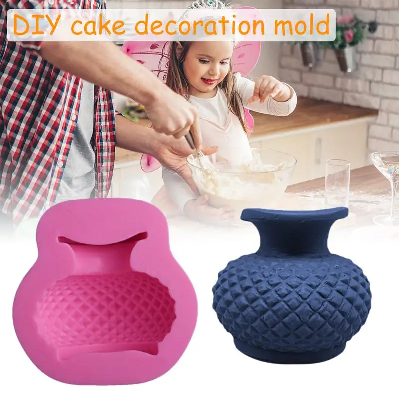 Ваза бак для воды помадка силиконовая форма печенья шоколада декоративная DIY