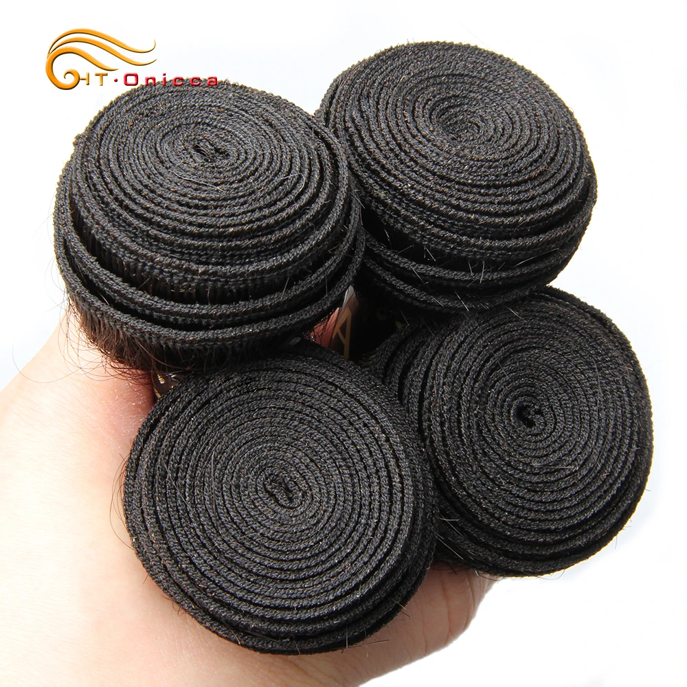 Straight Human Hair Bundles Brazilian Hair Weave Bundles 1/3/4 PCS Double Weft Non Remy Human Hair Extensions Natural Color Straight Human Hair Bundles Brazilian Hair Weave Bundles 1/3/4 PCS Double Weft Non Remy Human Hair Extensions Natural Color