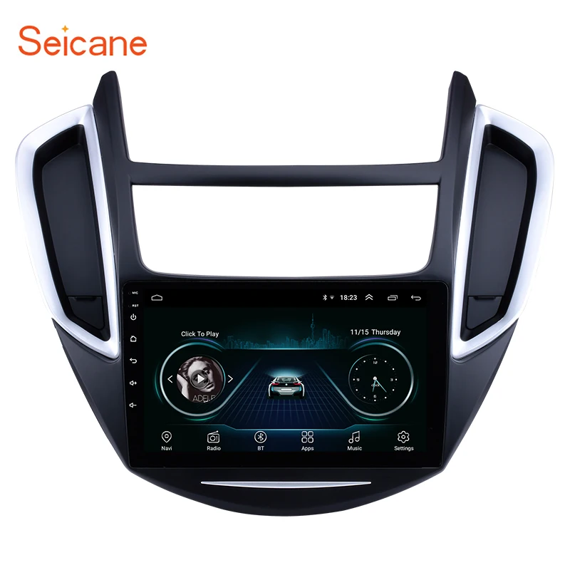 

Seicane Car Radio Multimedia Video Player Navigation GPS Android 8.1 For Chevy Chevrolet Trax 2014-2016 support Mirror Link