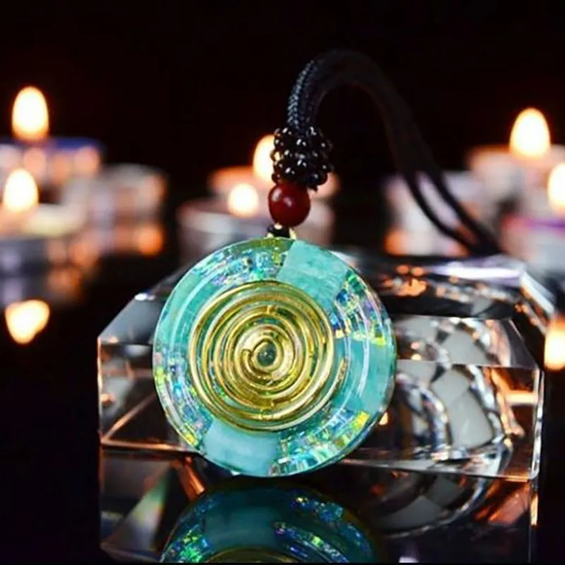 Элитный оргонит Aura Crystal натуральный кулон энергия радиации Кристалл ювелирные