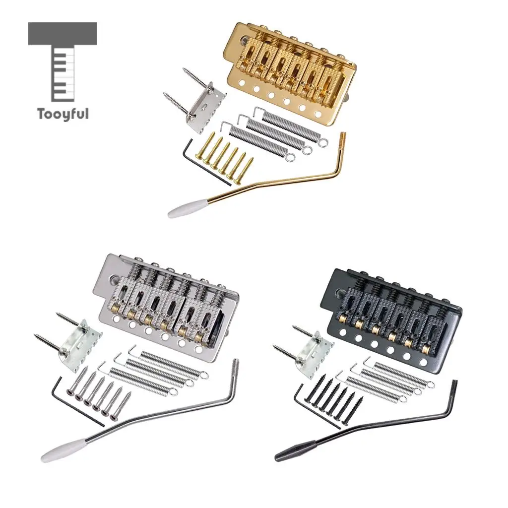 US $12.26 Tooyful 6 String Electric Guitar Roller Saddle Tremolo Bridge System with Whammy Bar for ST SQ
