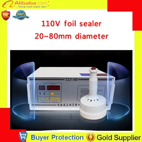 

Induction Aluminum Foil Sealing Machine Equipment Hand Held Electromagnetic Manual 110v Al Foils Sealer 20-80mm Free Shipping