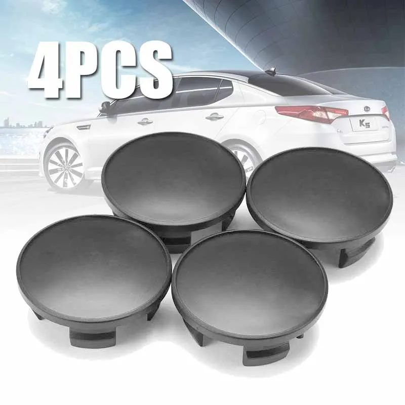 

JXLCLYL 4pcs Black 54mm Plastic Car Wheel Center Hub Cap For BMW Mini Cooper