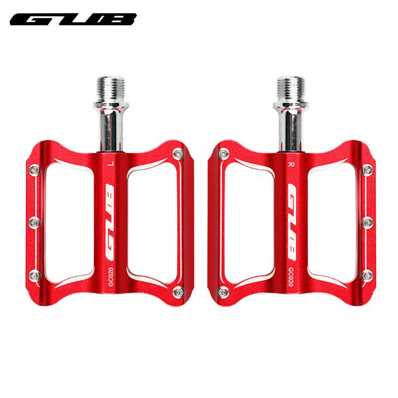 

GUB GC020 Aluminum Alloy Bicycle Pedal Ultralight Chrome Axle High Quality Support for Mountain Bikes Road Bicycles BMX