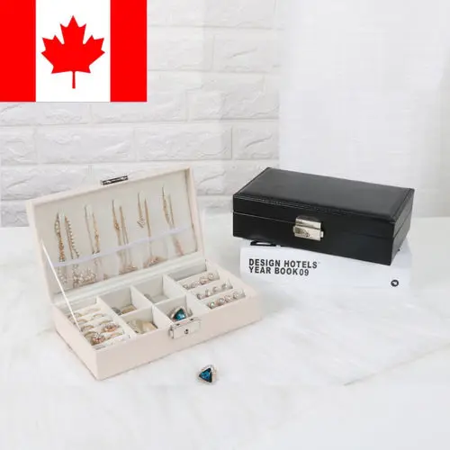 

Portable Travel Jewellery Storage Case Box Organizer Velvet Jewelry Ornaments Case Storage