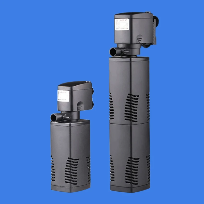 sunsun 220V Akvarijní filtry trojité vestavěné filtry všestranné ponorné čerpadlo perlátor na ryby 8W-35W