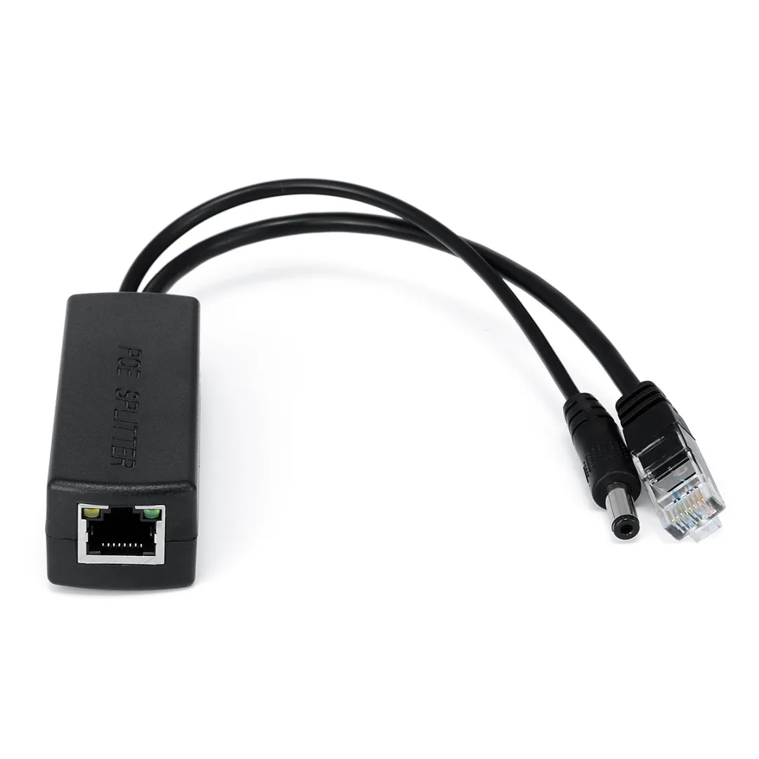 48В до 12В активный сплиттер PoE Power Over Ethernet адаптер совместимый IEEE802.3af 15 4 W для ip